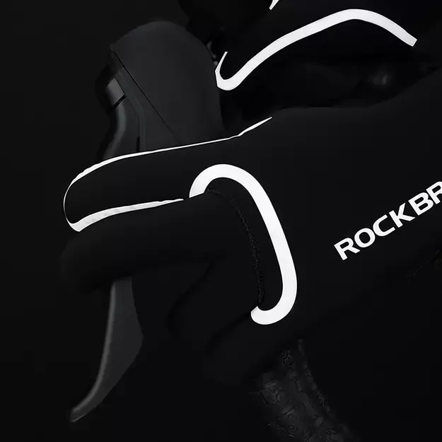 Rockbros full waterproof cycling gloves, size: XXL - black 5