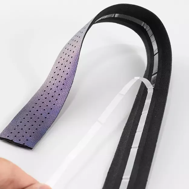 Rockbros Handlebar Tape Perforated Silicone with Chameleon Effect - Purple 6