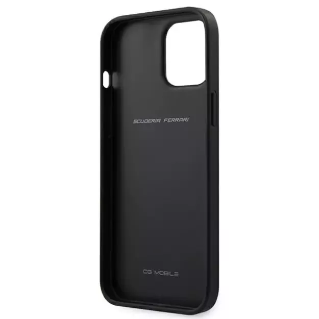 Ferrari FEOGOHCP12LBK iPhone 12 Pro Max 6.7&quot  black/black hardcase Off Track Perforated 4
