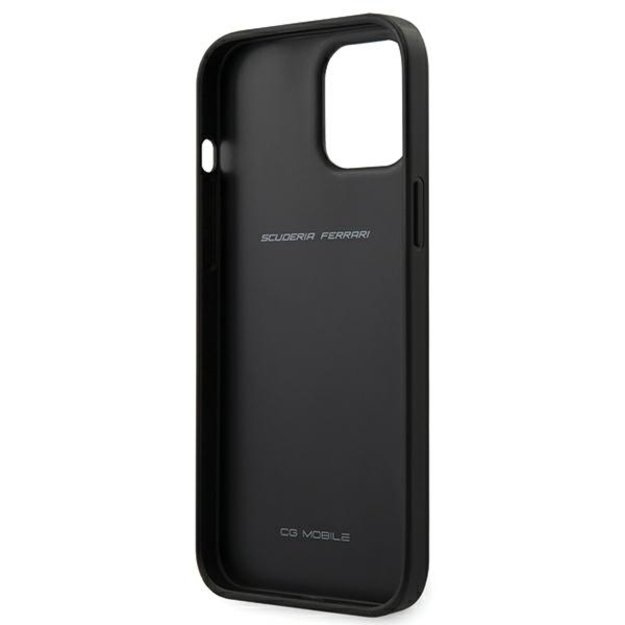 Ferrari FEOGOHCP12LBK iPhone 12 Pro Max 6.7&quot  black/black hardcase Off Track Perforated 2