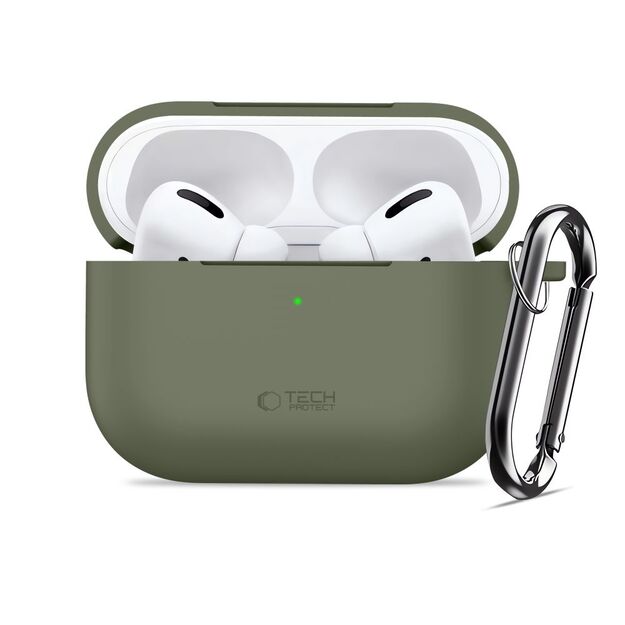 Tech-Protect Silicone Hook Case for AirPods Pro - Olive 2