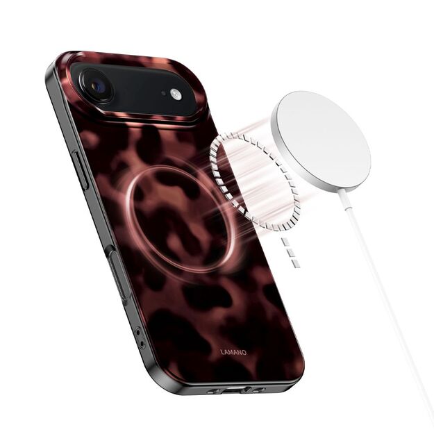 Tech-Protect Lamano MagSafe Case for iPhone Air - Black and Red 2