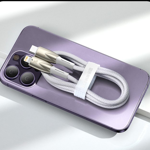 [RETURNED ITEM] Baseus Glimmer Series Fast Charging Cable USB-A - USB-C 100W 480Mbps 2m black 16