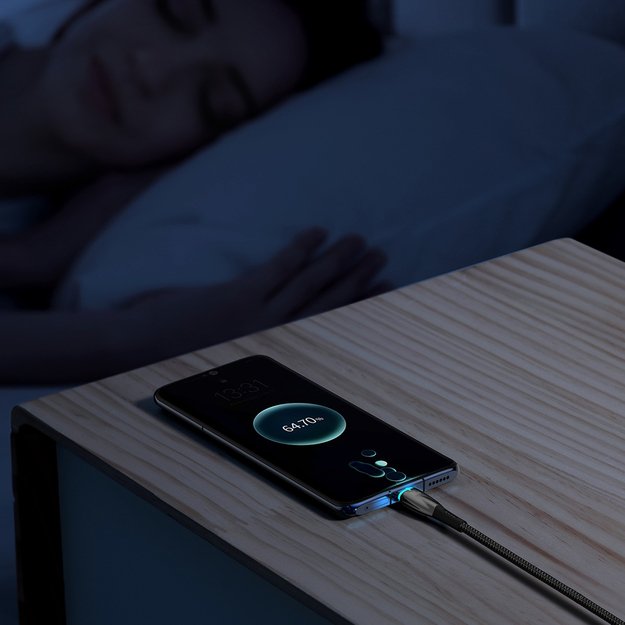 [RETURNED ITEM] Baseus Glimmer Series Fast Charging Cable USB-A - USB-C 100W 480Mbps 2m black 10