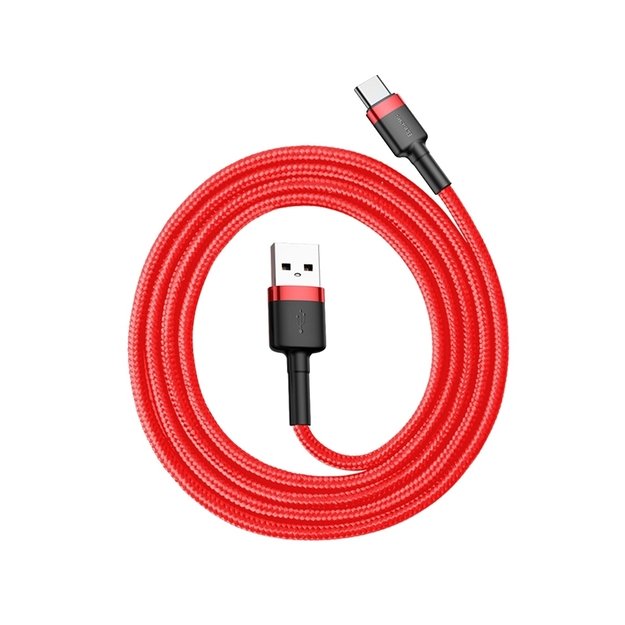 Baseus Cafule USB-A / USB-C QC 3.0 3A cable 1 m - red 7