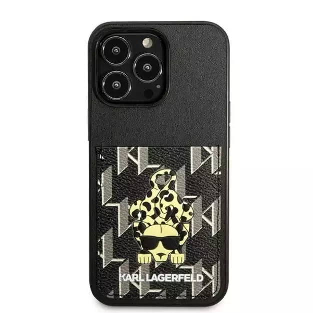 Karl Lagerfeld Karlimals Cardslot case for iPhone 13 Pro / iPhone 13 - black 2