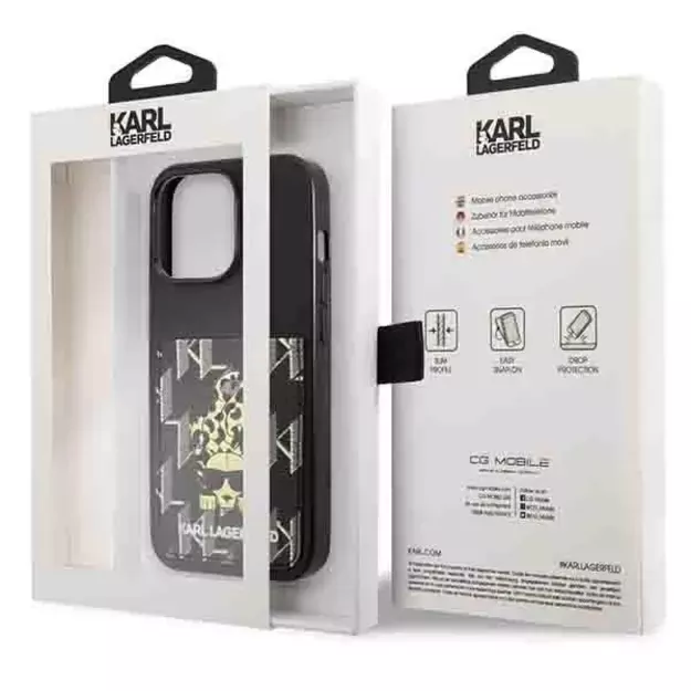 Karl Lagerfeld Karlimals Cardslot case for iPhone 13 Pro / iPhone 13 - black 7