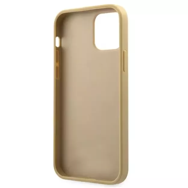 Guess GUHCP12SPUVQTMLBE iPhone 12 mini 5.4&quot  gold/gold hardcase V-Quilted Collection 11