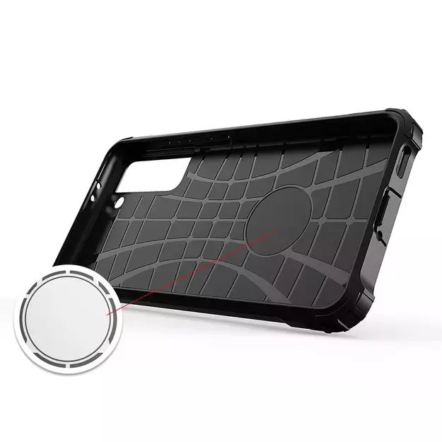 Hybrid Armor case for Samsung Galaxy S23+ armored hybrid case black 5