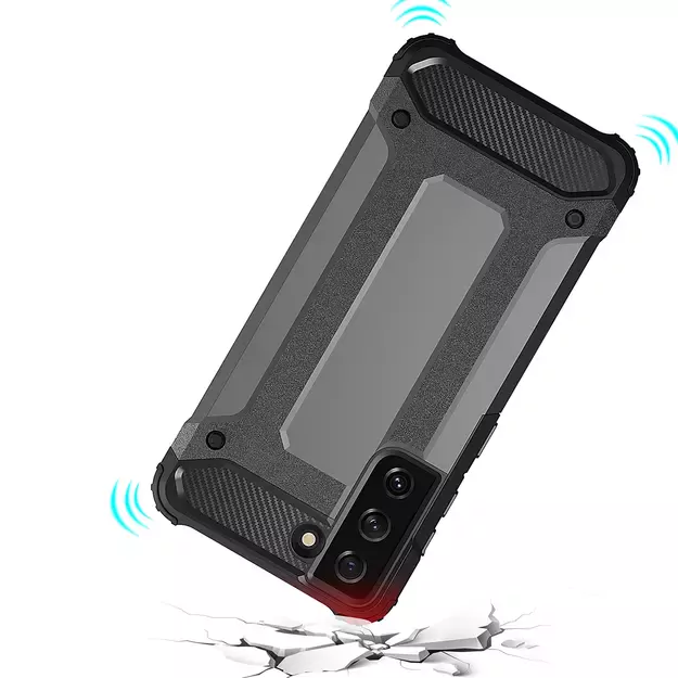 Hybrid Armor case for Samsung Galaxy S23+ armored hybrid case black 7