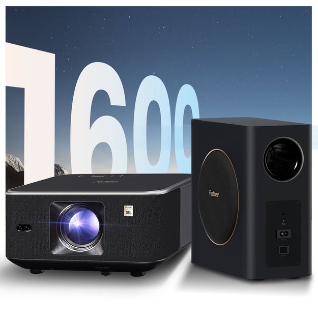 Yaber K3 Pro LCD FullHD 1080p Multimedia Projector with JBL Speakers and Subwoofer - Black 31