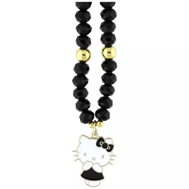 Hello Kitty Pearls and Beads Kitty Charm Phone Charm - Black 1