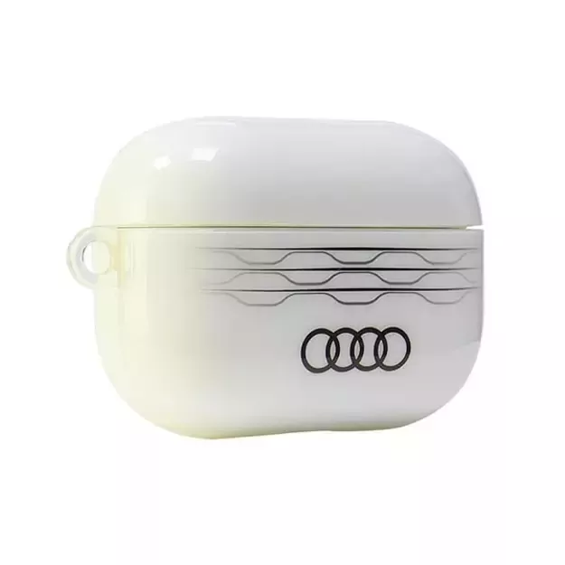 Audi IML Geometric Pattern Case for AirPods Pro 2 - White 8
