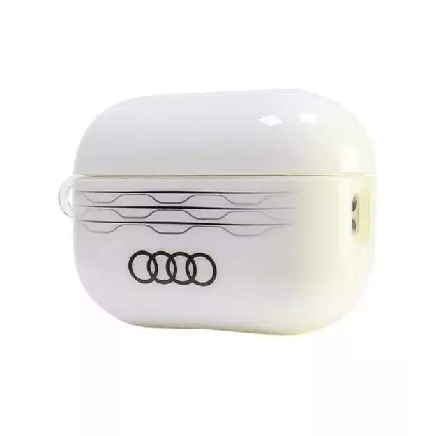 Audi IML Geometric Pattern Case for AirPods Pro 2 - White 7