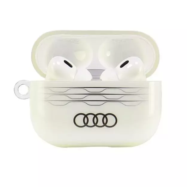Audi IML Geometric Pattern Case for AirPods Pro 2 - White 6