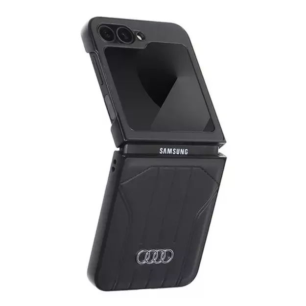 Audi Synthetic Leather MagSafe Case for Samsung Galaxy Z Flip 6 - Black 10