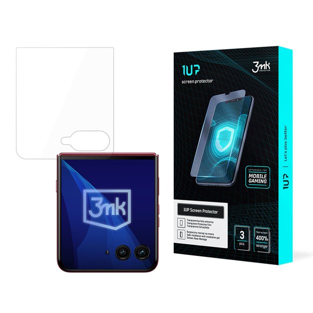 Protective film for gamers 3mk 1UP for Motorola Razr 60 Ultra
