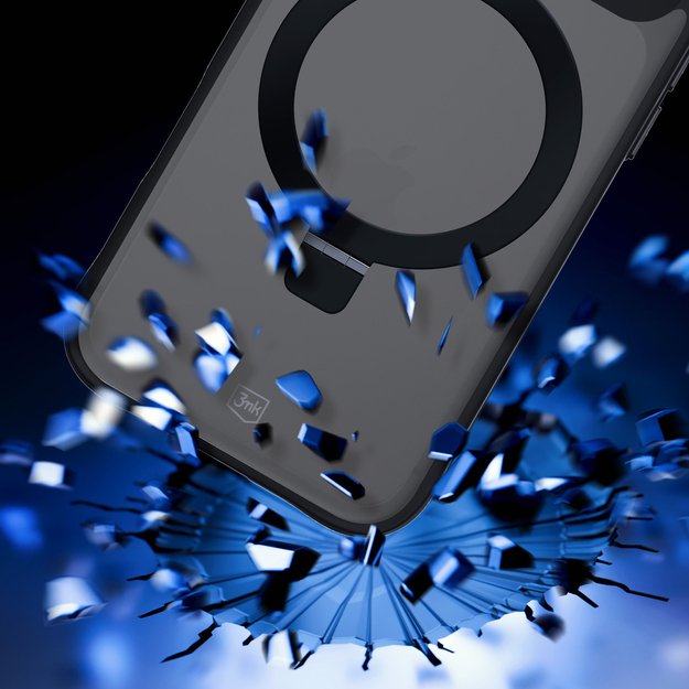 3mk Smoke Case Mag&amp Stand for iPhone 17 Pro - Black 5