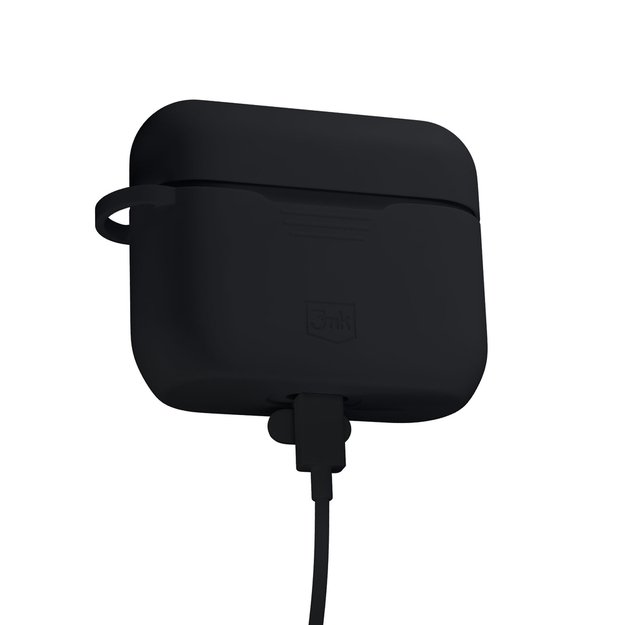 3mk Silicone AirPods Case for AirPods Pro 3 - Black 5