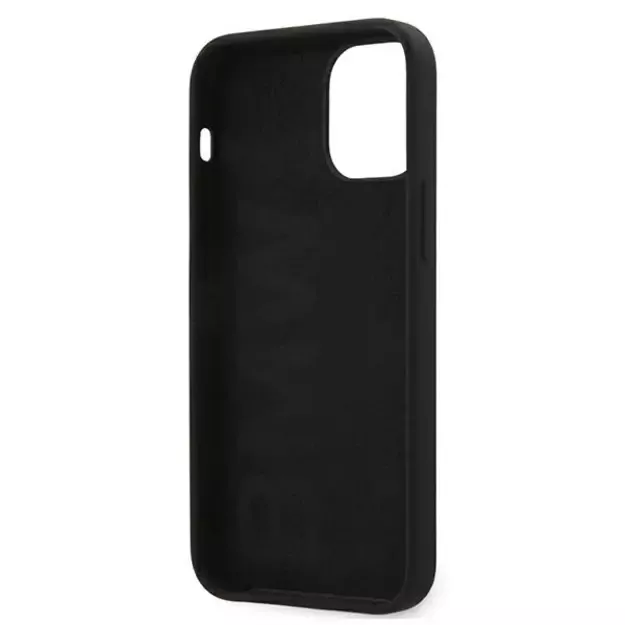 Etui BMW BMHCP12SSILBK iPhone 12 mini 5,4  czarny/black hardcase Silicone Signature 14