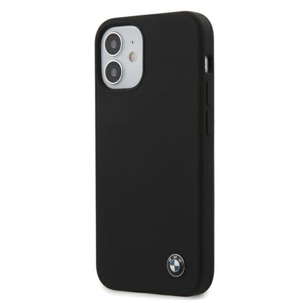 Etui BMW BMHCP12SSILBK iPhone 12 mini 5,4  czarny/black hardcase Silicone Signature 1