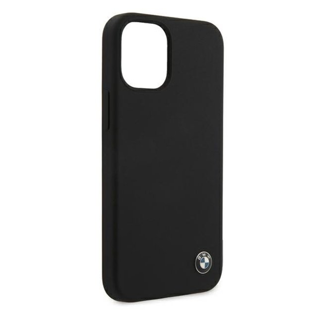 Etui BMW BMHCP12SSILBK iPhone 12 mini 5,4  czarny/black hardcase Silicone Signature 7