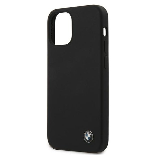 Etui BMW BMHCP12SSILBK iPhone 12 mini 5,4  czarny/black hardcase Silicone Signature 5