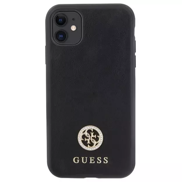 Guess Strass Metal Logo iPhone 11 / Xr 6.1&quot  Case - Black 6
