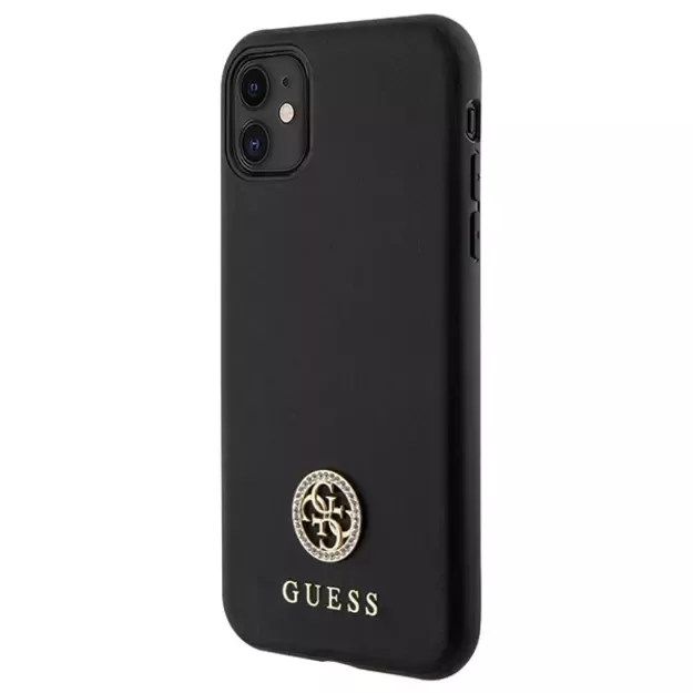 Guess Strass Metal Logo iPhone 11 / Xr 6.1&quot  Case - Black 5