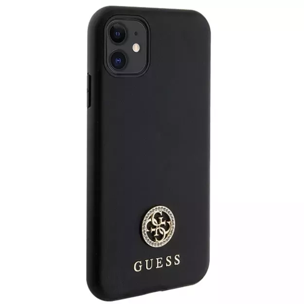 Guess Strass Metal Logo iPhone 11 / Xr 6.1&quot  Case - Black 7
