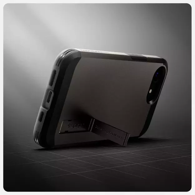 Spigen Tough Armor Case with MagSafe for iPhone 16e with Stand - Gray 32