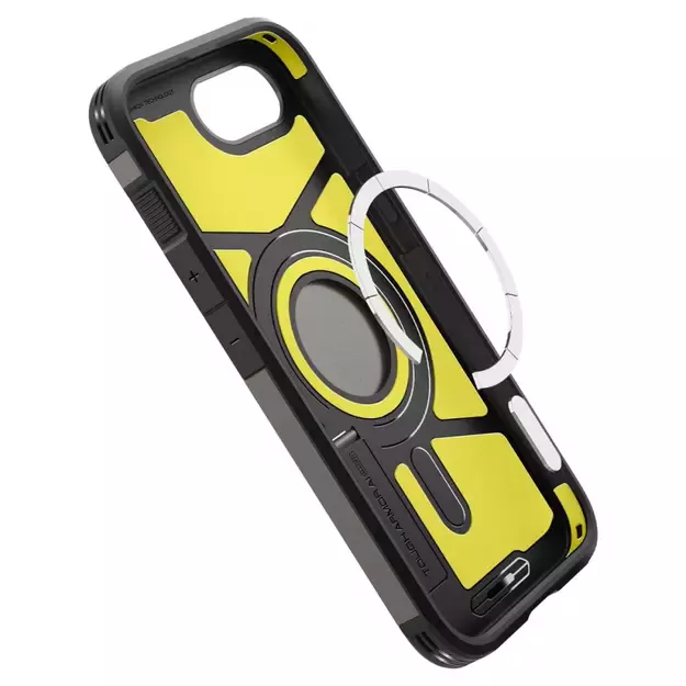 Spigen Tough Armor Case with MagSafe for iPhone 16e with Stand - Gray 28