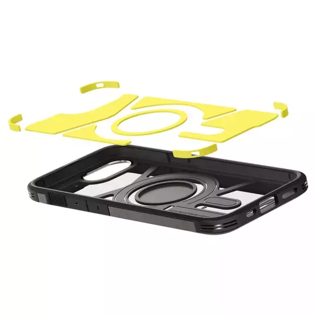 Spigen Tough Armor Case with MagSafe for iPhone 16e with Stand - Gray 31