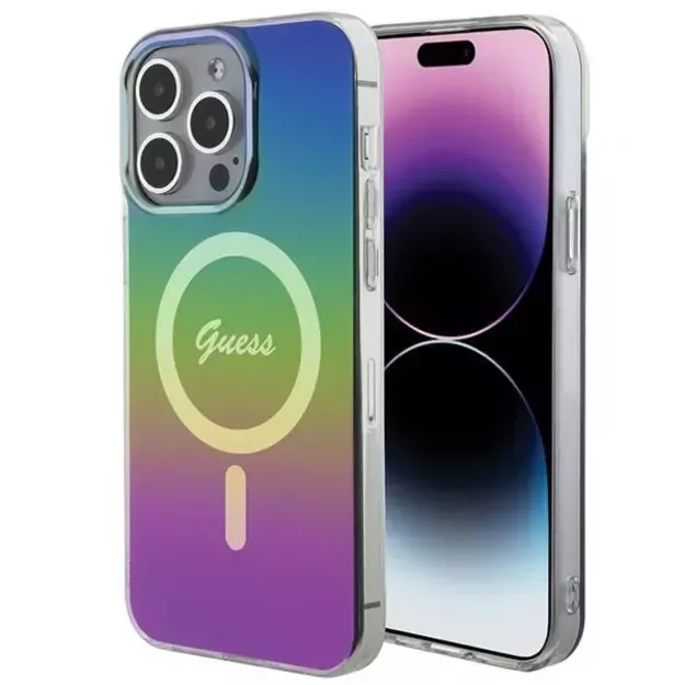 Guess IML Iridescent MagSafe case for iPhone 15 Pro Max 6.7&quot  - multicolor