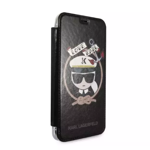 Karl Lagerfeld Signature Glitter iPhone X/Xs Case - Black 14