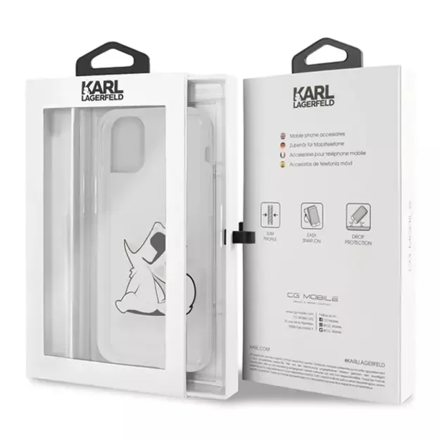 Karl Lagerfeld Choupette Fun iPhone 11 / Xr Case - Transparent 12