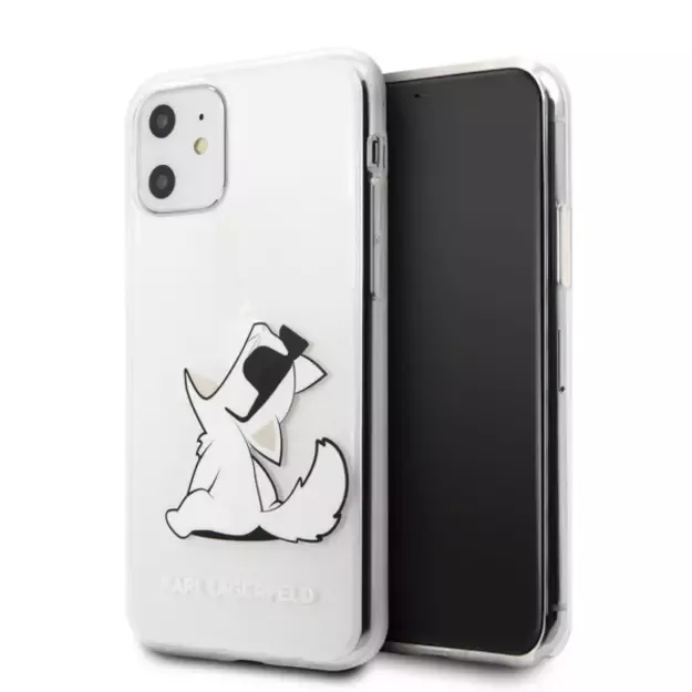 Karl Lagerfeld Choupette Fun iPhone 11 / Xr Case - Transparent