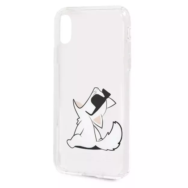 Karl Lagerfeld Choupette Fun iPhone X/Xs Case - Transparent 2