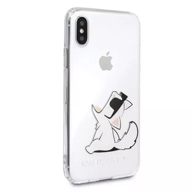 Karl Lagerfeld Choupette Fun iPhone X/Xs Case - Transparent 4