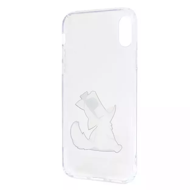 Karl Lagerfeld Choupette Fun iPhone X/Xs Case - Transparent 3