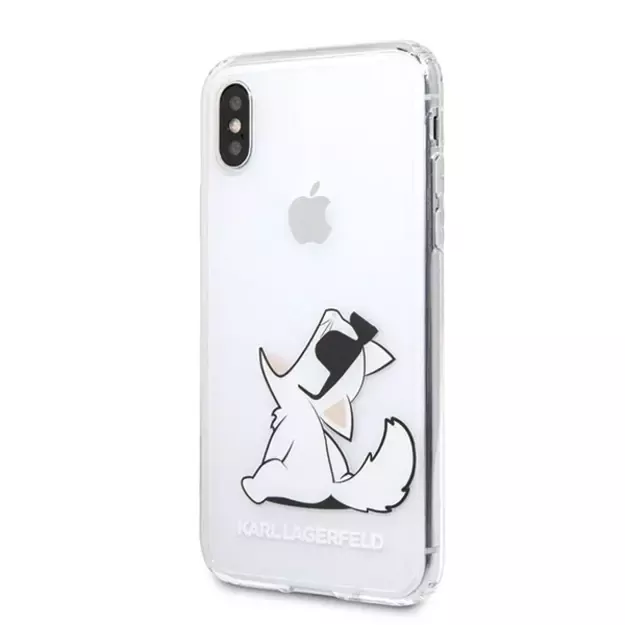 Karl Lagerfeld Choupette Fun iPhone X/Xs Case - Transparent 1