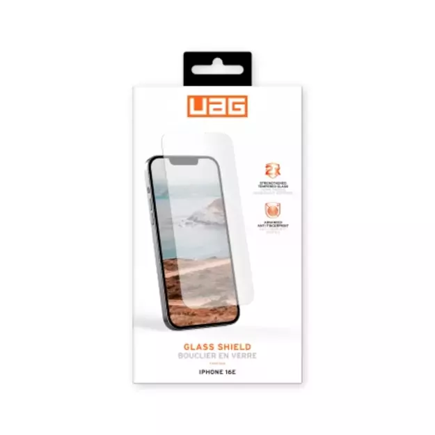 UAG Glass Shield for iPhone 16e 2