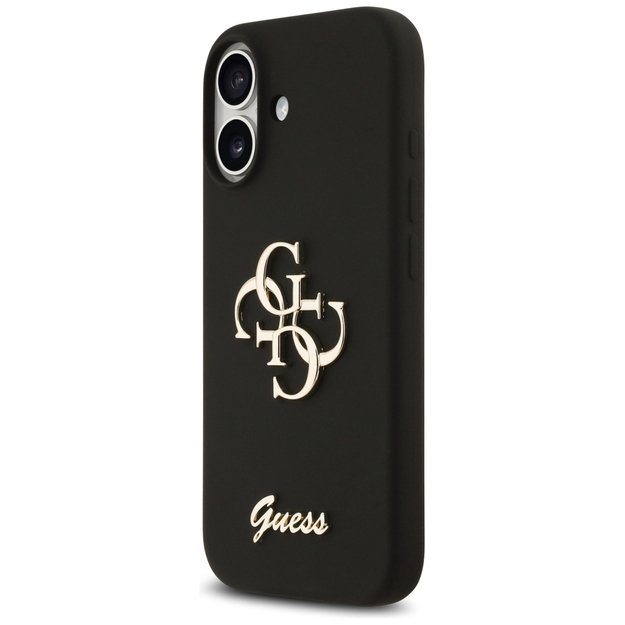 Guess Silicone Big 4G Script Case for iPhone 17 - Black 1