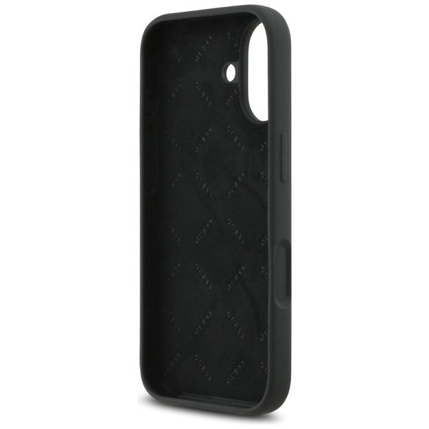 Guess Silicone Big 4G Script Case for iPhone 17 - Black 6