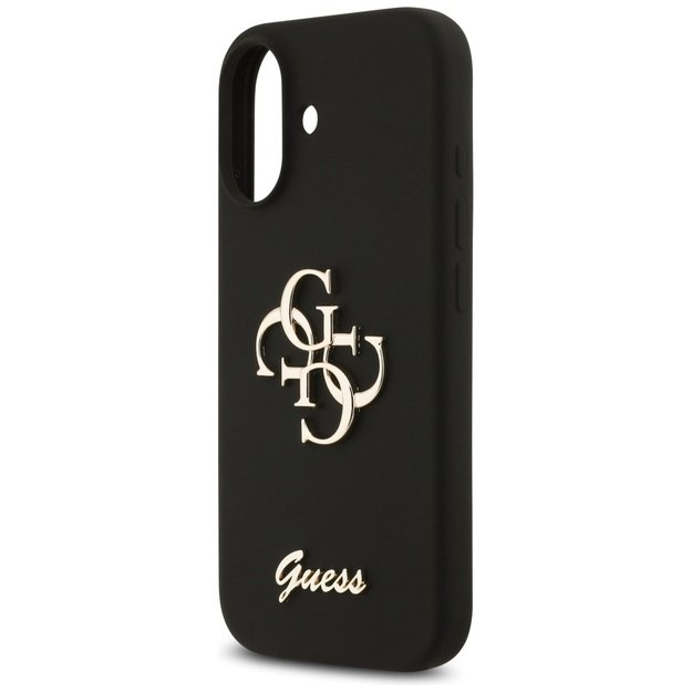 Guess Silicone Big 4G Script Case for iPhone 17 - Black 5