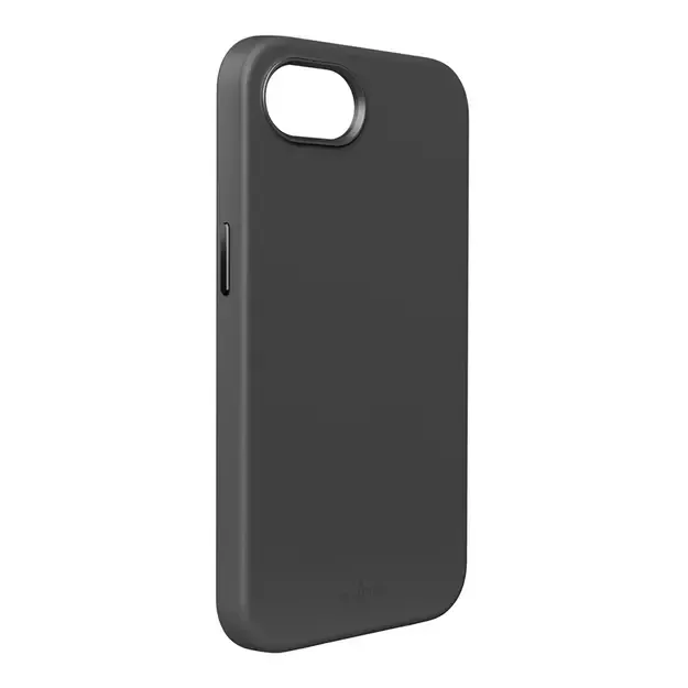 Puro Liquid Silicon Cover  ICON MAG PRO  with Magsafe, metal buttons and camera ring for iPhone 16E, black