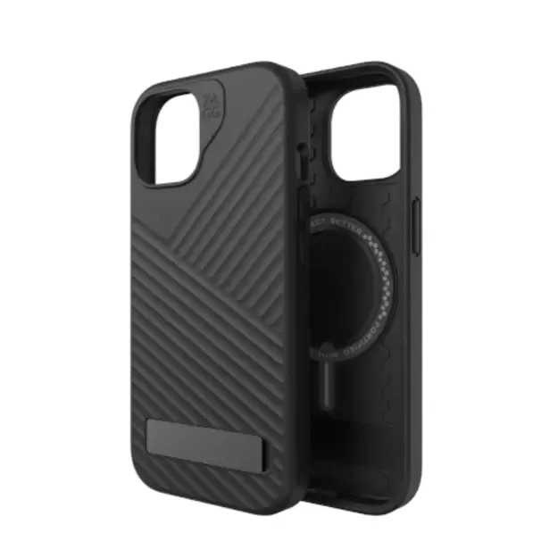 ZAGG Denali Snap KS MagSafe Case with Stand for iPhone 15 / 14 / 13 - Black 1