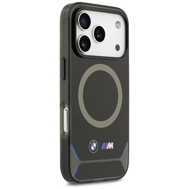 BMW M IML Metal Buttons &amp  Logo MagSafe Case for iPhone 17 Pro - Blue 3