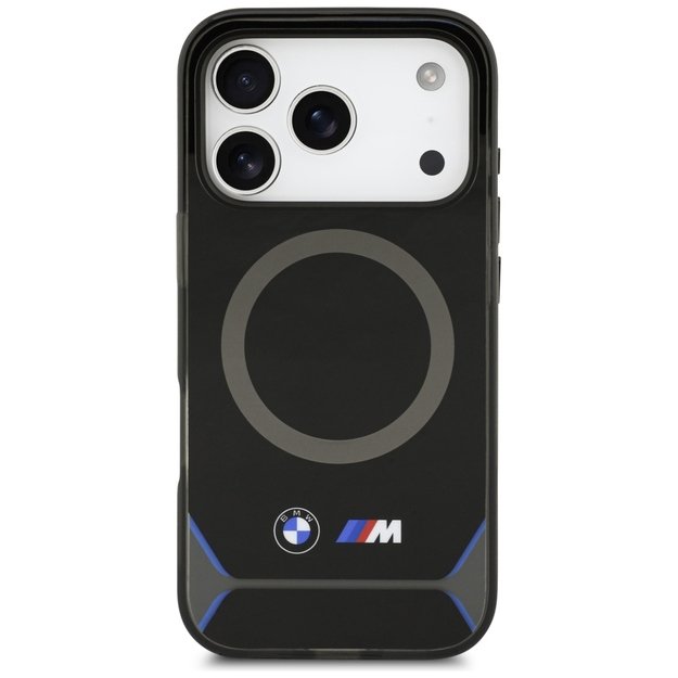 BMW M IML Metal Buttons &amp  Logo MagSafe Case for iPhone 17 Pro - Blue 2