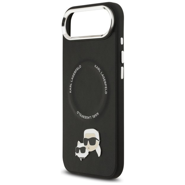 Karl Lagerfeld Karl &amp  Choupette Pins MagSafe Case for iPhone Air - Black 5